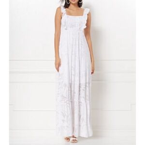 Eva Mendes for NY&CO white maxi sundress Size S